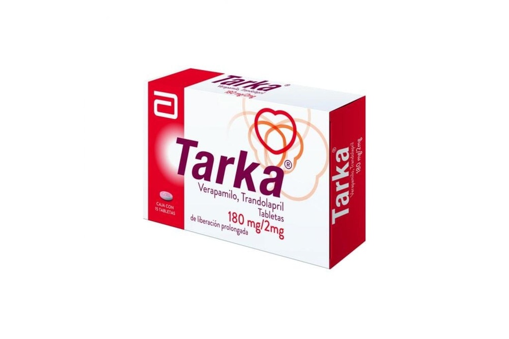 Tarka 180 Mg 15 Grageas 