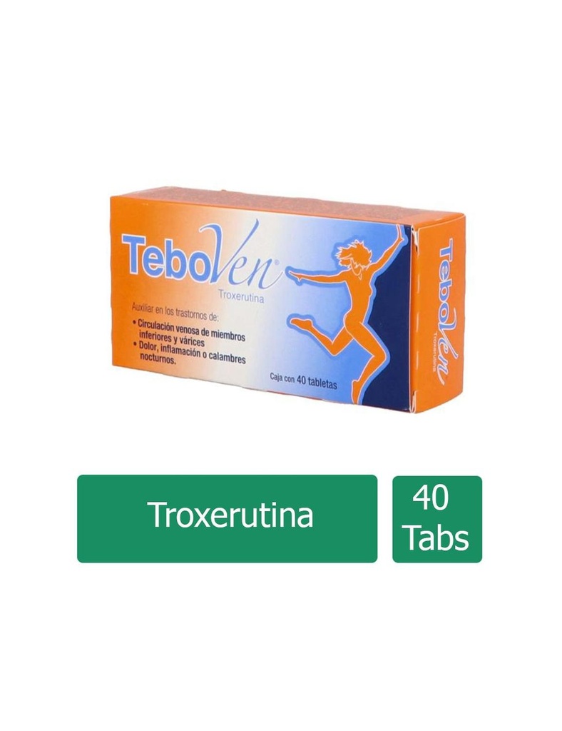 Teboven 300 Mg 40 Tabletas 