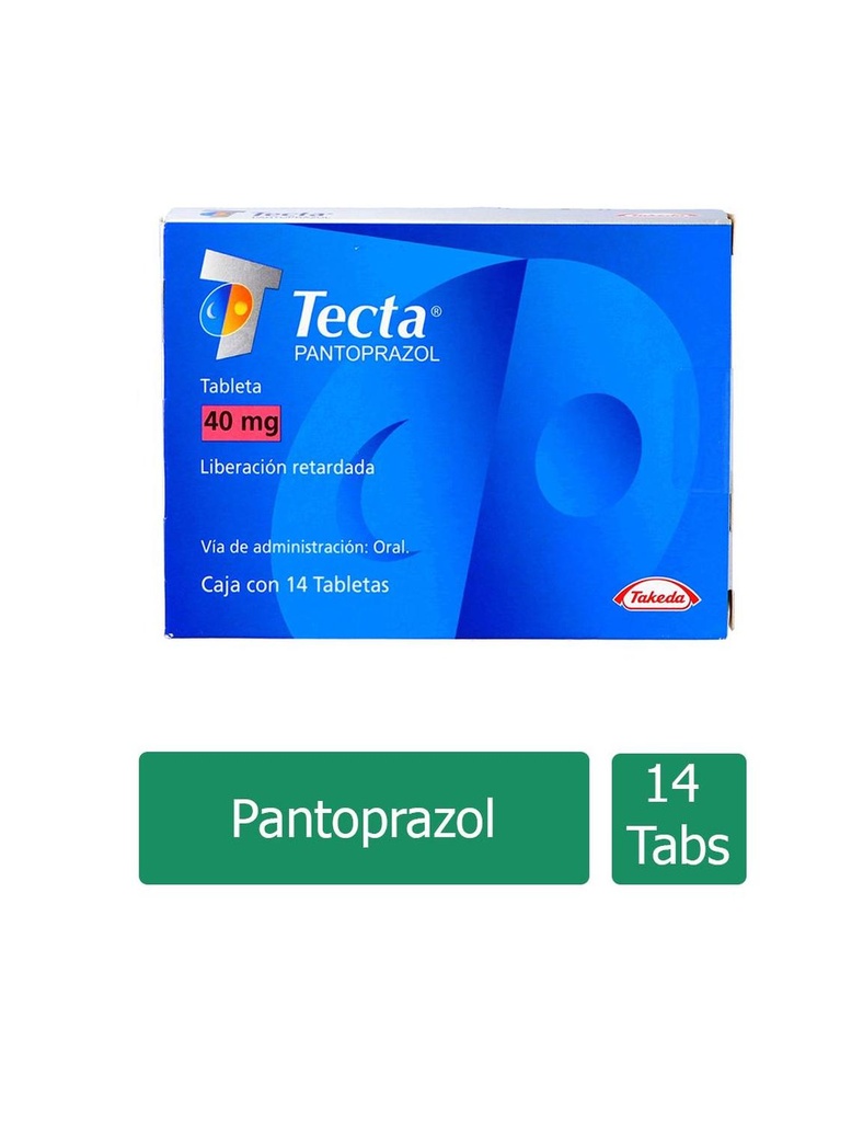 Tecta Liberación Retardada 40 Mg 14 Tabletas 
