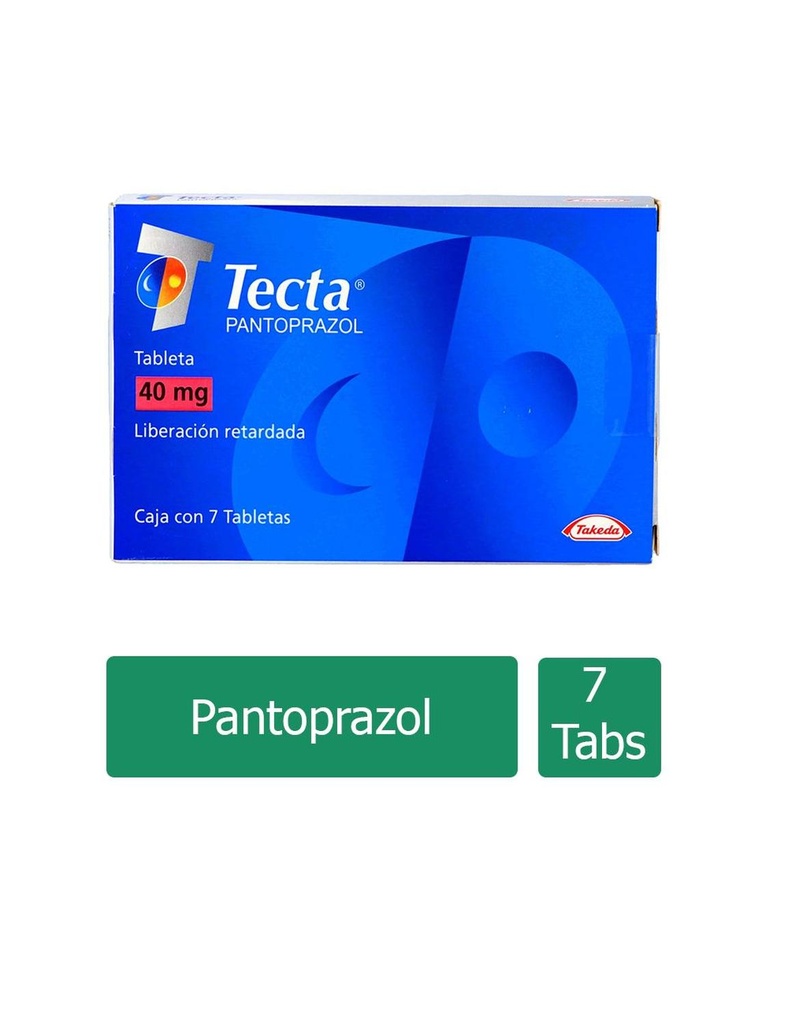 Tecta Liberación Retardada 40 Mg 7 Tabletas 