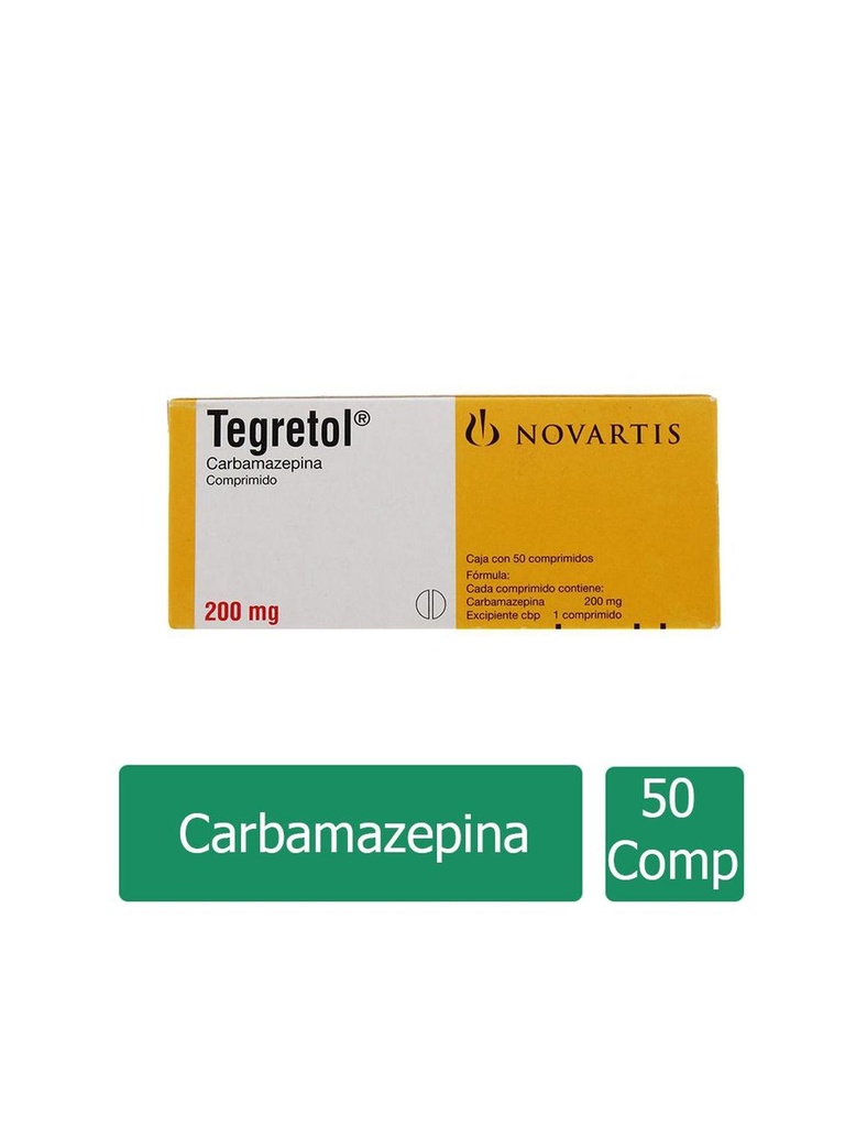 Tegretol 200 Mg 50 Comprimidos 