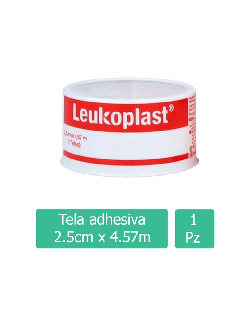 Cinta Adhesiva Seda Leukoplast 2.50 cm x 4.57 m 