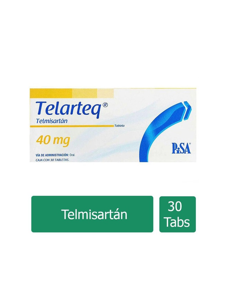 Telarteq 40 Mg 30 Tabletas 