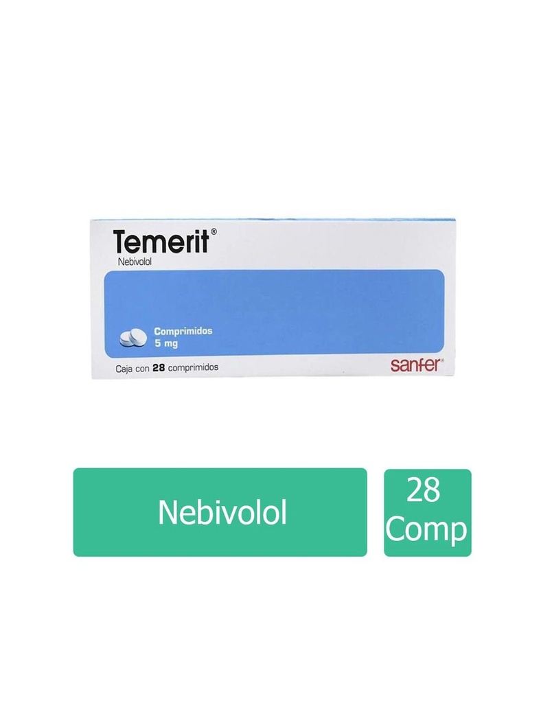 Temerit 5 Mg 28 Comprimidos 