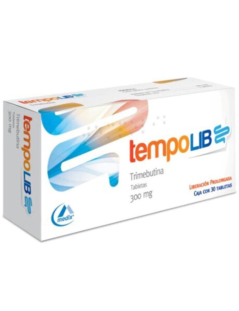 Tempolib 300 Mg 30 Tabletas 