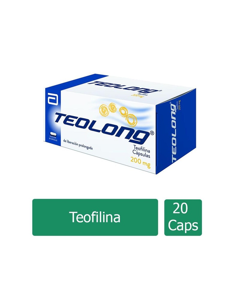 Teolong 200 Mg 20 Cápsulas 