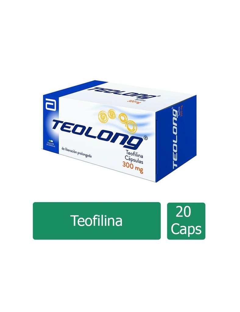 Teolong 300 Mg 20 Cápsulas 