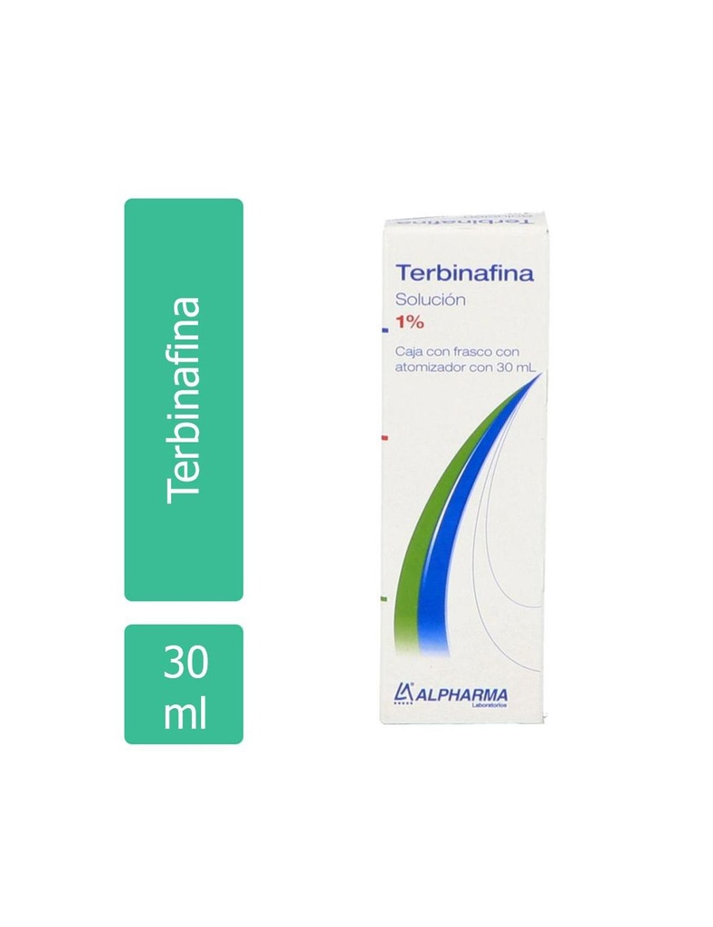 Terbinafina 1% Solución 30 Ml Genérico Alpharma 