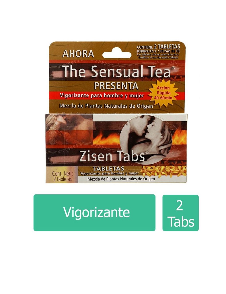 The Sensual Tea Zisen Caja Con 2 Comprimidos