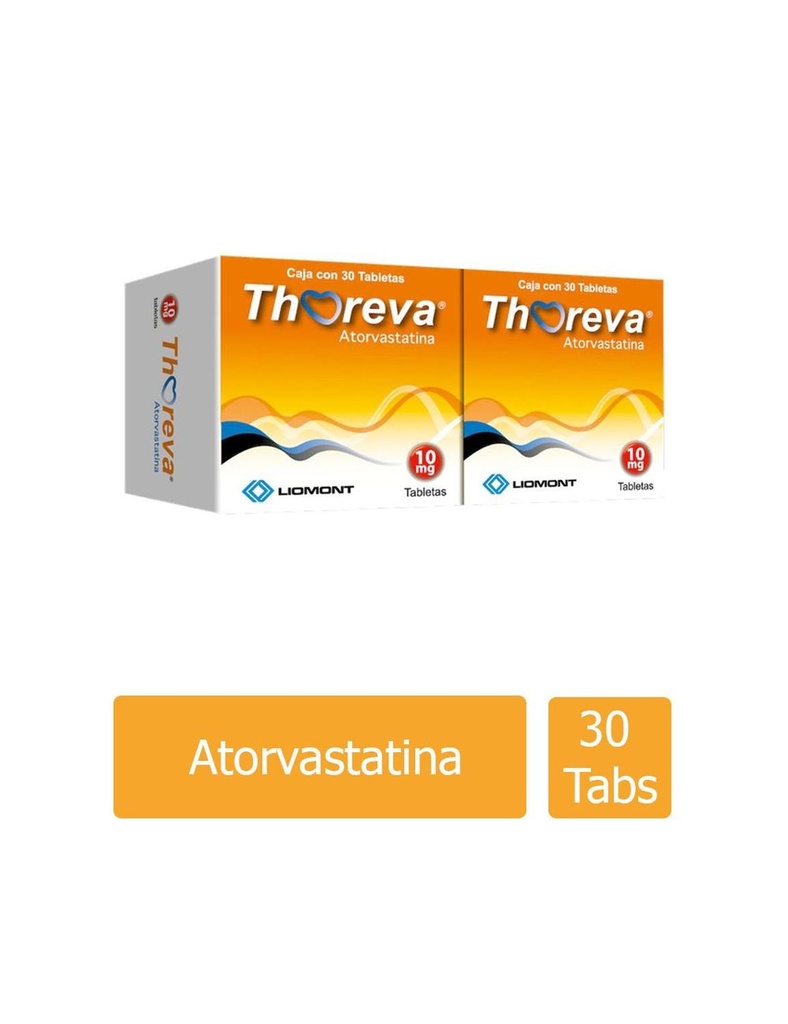 Thoreva 10 Mg 60 Tabletas 