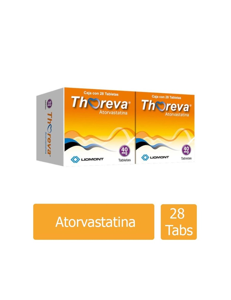 Thoreva 40 Mg 56 Tabletas 