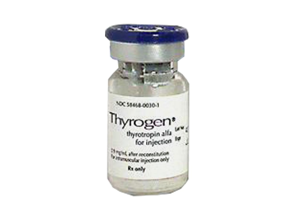 Thyrogen 0.9 Mg Solución Inyectable 2 Frascos Ámpula 