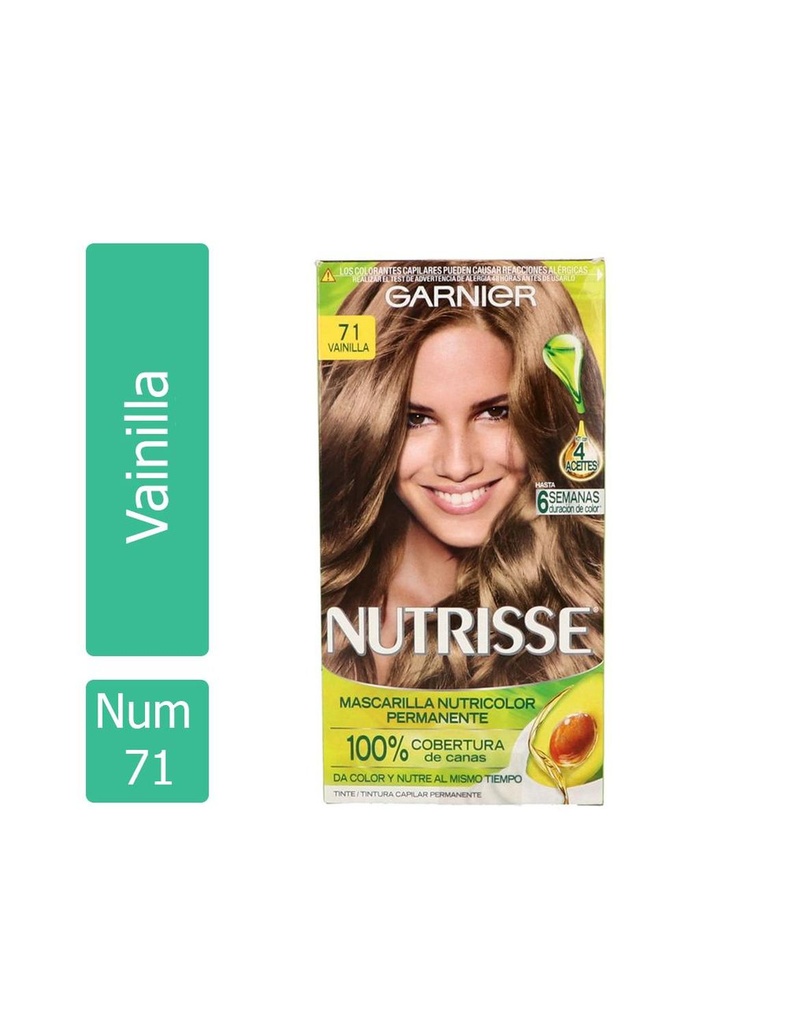 Tinte Garnier Nutrisse 71 Vainilla 