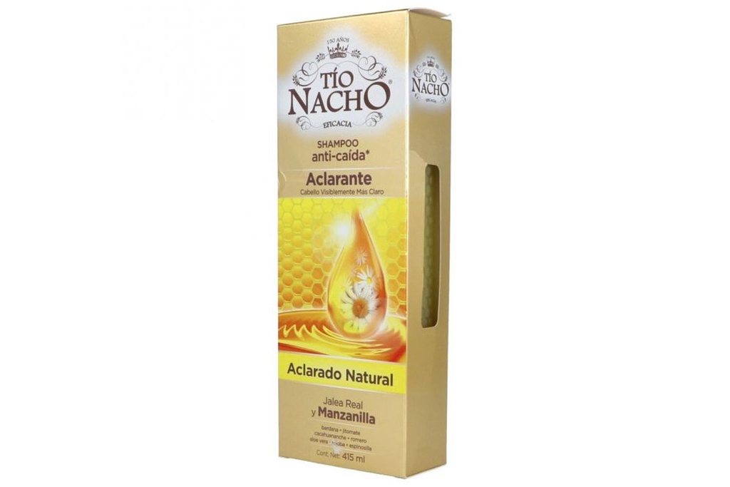 Shampoo Tío Nacho Anti-Caída Aclarante 415 Ml 