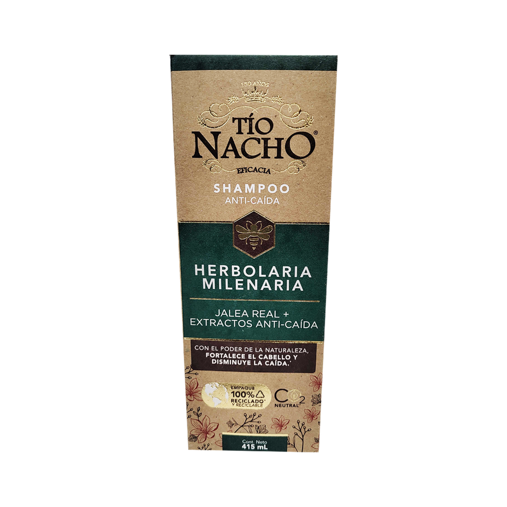 Shampoo Tío Nacho Herbolaria Mexicana 415 Ml 