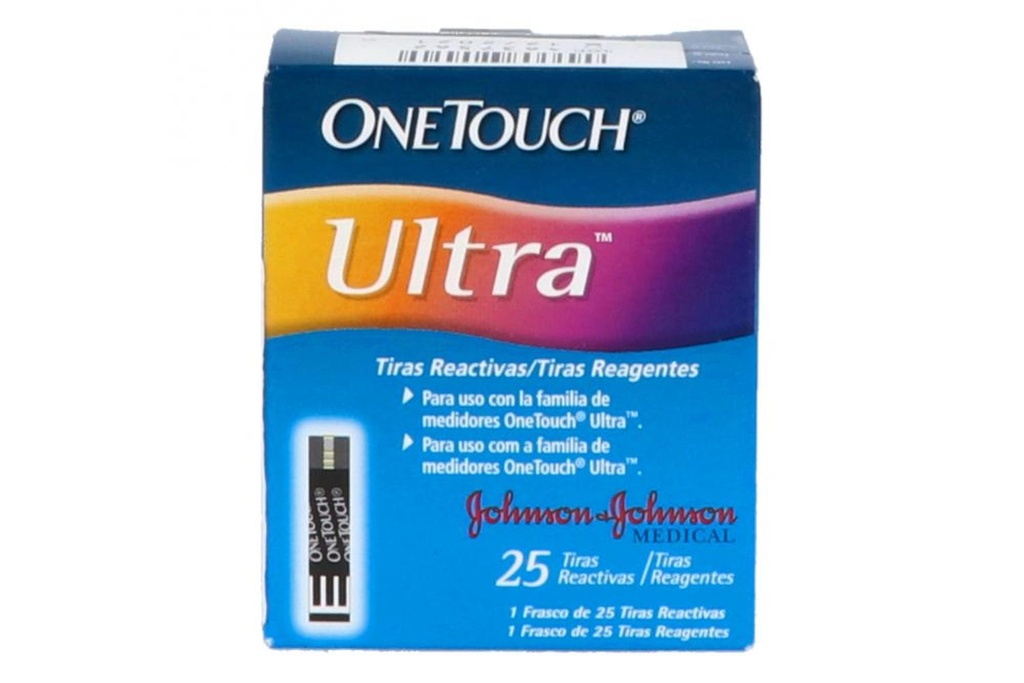 One Touch Ultra 25 Tiras Reactivas 