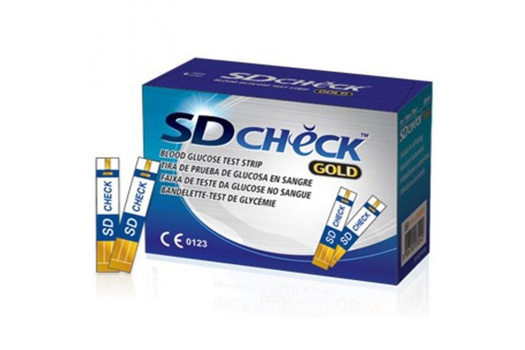 Tiras Reactivas SD Check Gold 50 Piezas 
