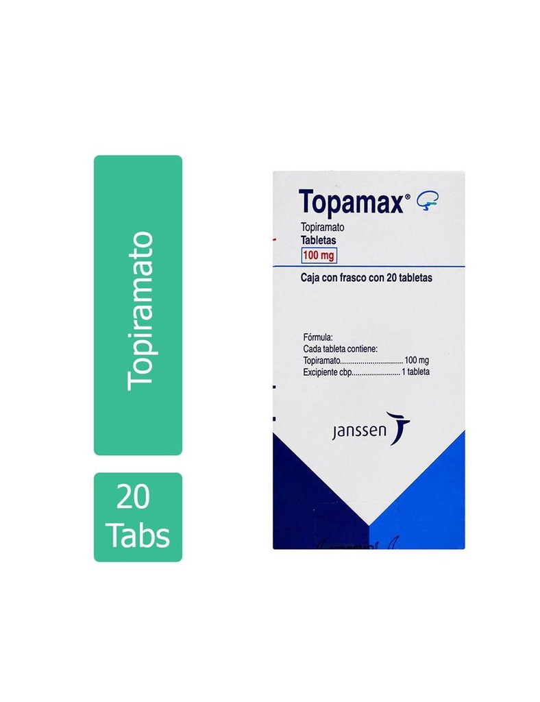 Topamax 100 Mg 20 Tabletas 