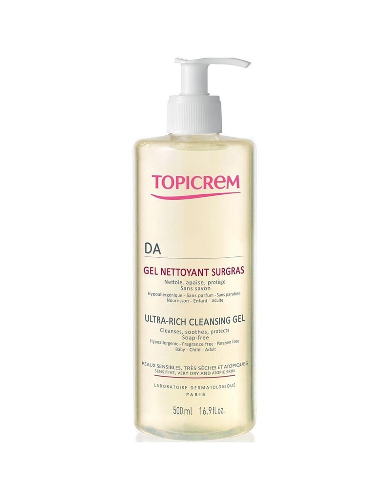 Gel Topicream DA Limpiador Ultra-Rico 500 Ml 
