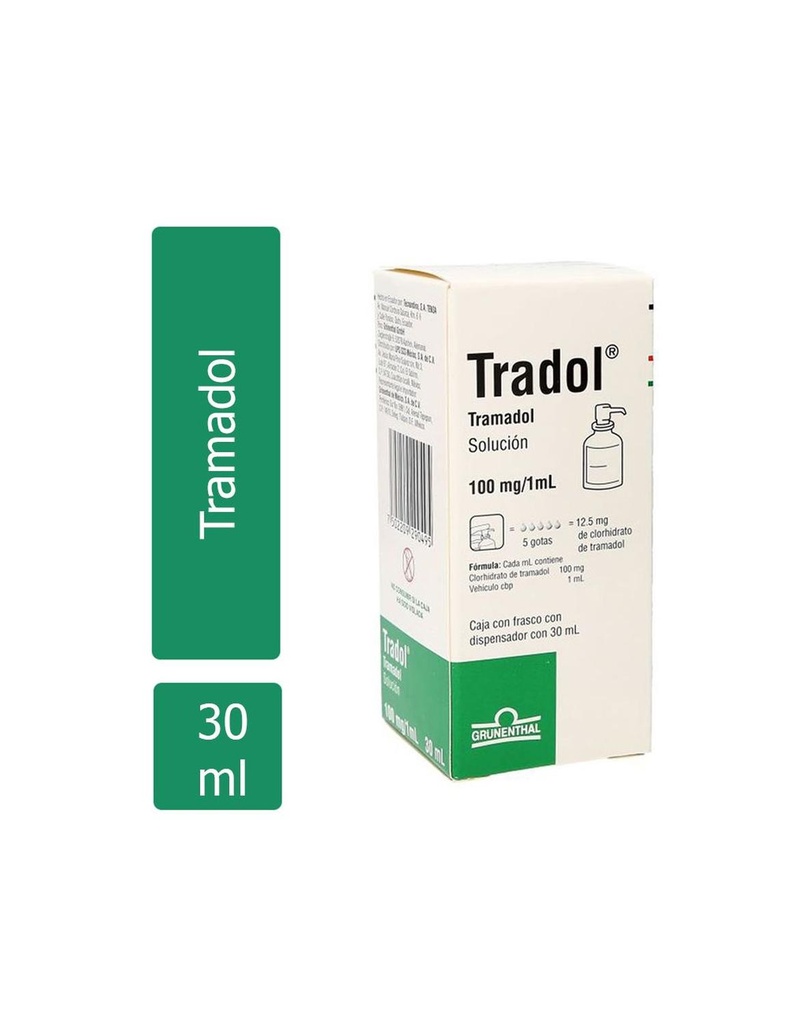 Tradol 100 Mg Gotas 30 Ml 
