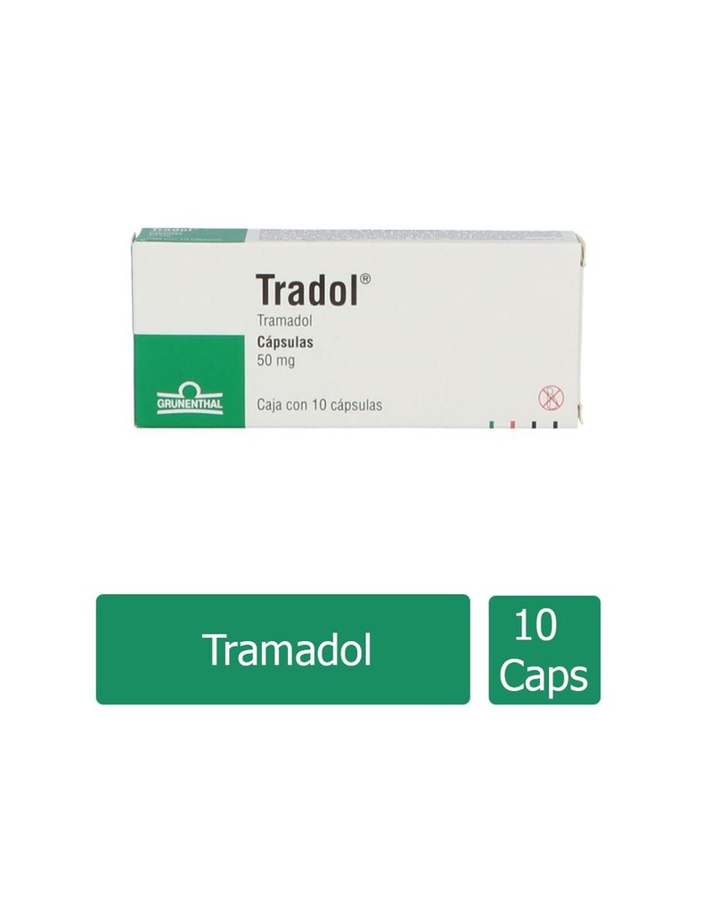 Tradol 50 Mg 10 Cápsulas 