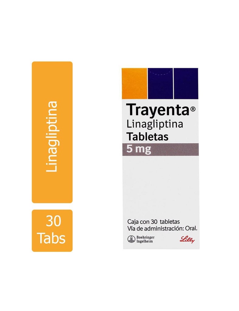 Trayenta 5 Mg 30 Tabletas 