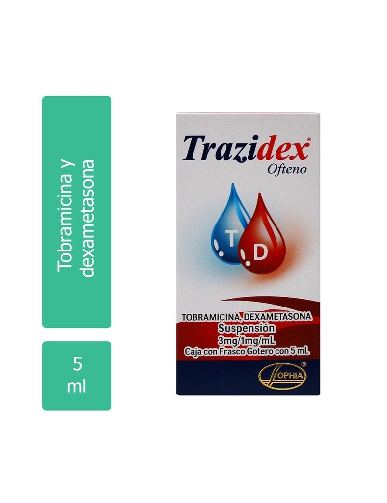 Trazidex Ofteno 3/1 Mg Suspensión 5 Ml 