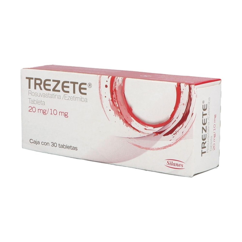 Trezete 20/10 Mg 30 Tabletas 