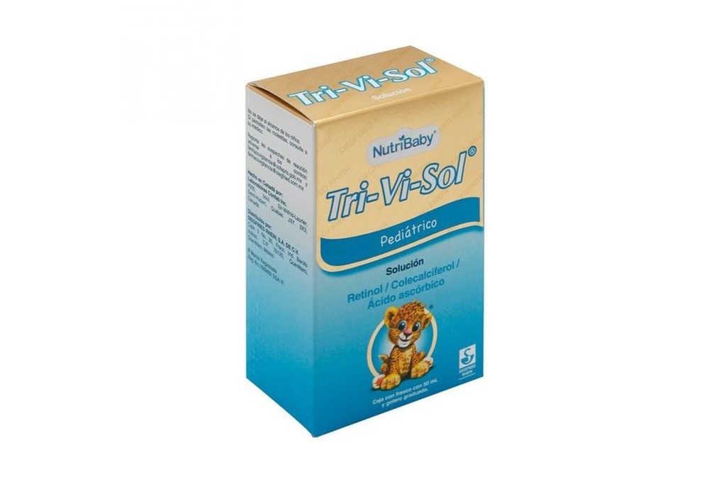 Tri-Vi-Sol Pediátrico Caja Con Frasco Gotero Con 50 Ml