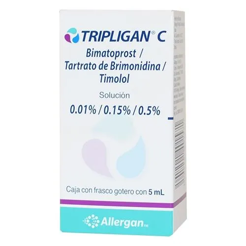 Tripligan C 0.01 / 0.15 / 0.5 % Solución 5 Ml 