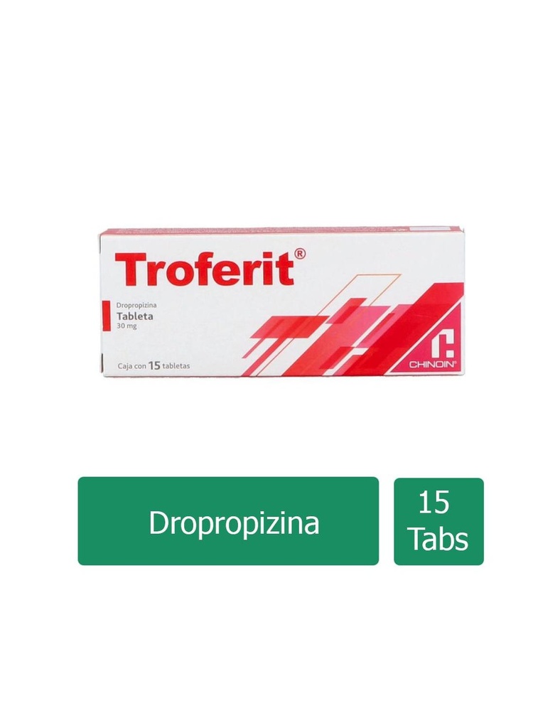 Troferit 30 Mg 15 Tabletas 