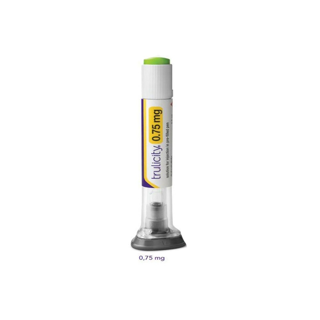 Trulicity 0.75 Mg/0.5 Ml Solución Inyectable 2 Plumas Precargadas 