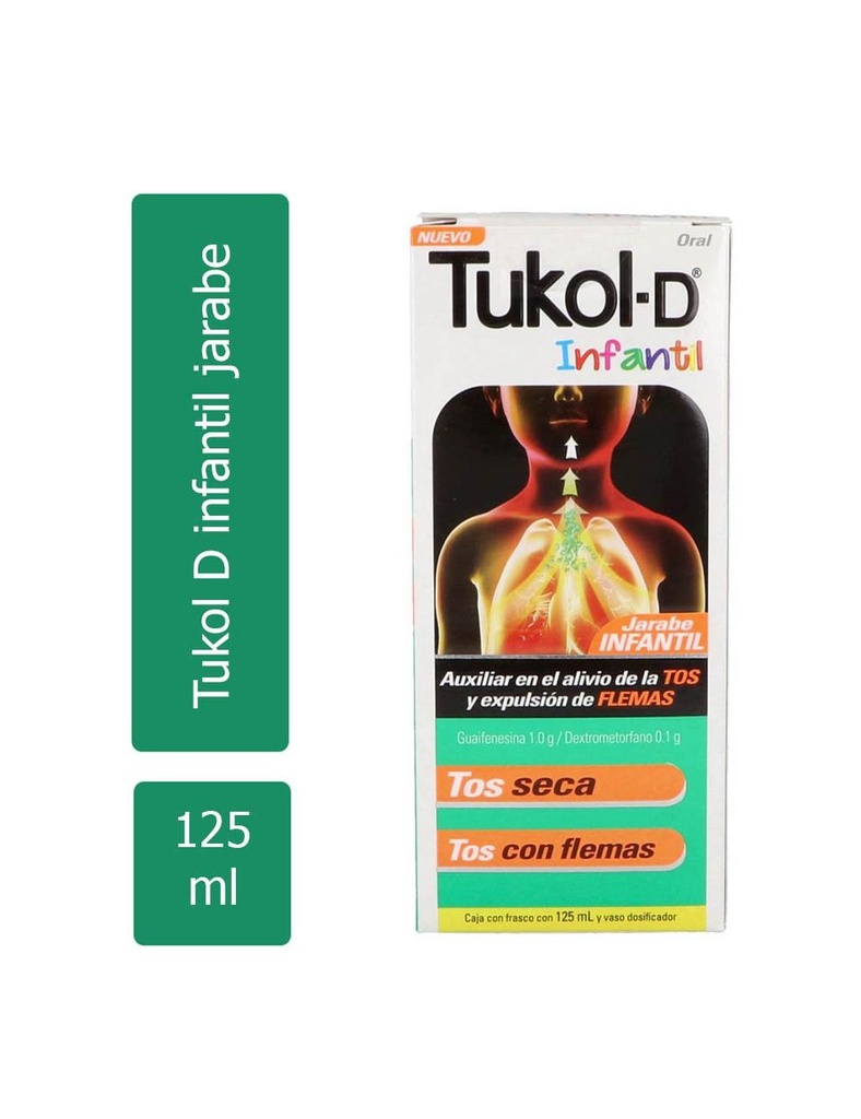 [650240031502] Tukol-D Infantil Jarabe 125 Ml 