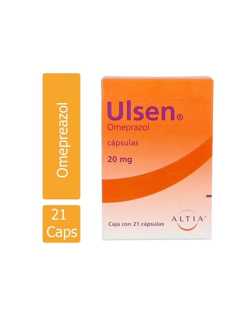 Ulsen 20 Mg 21 Cápsulas 