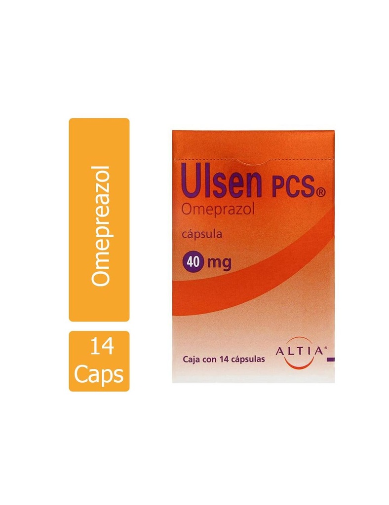 Ulsen PCS 40 Mg 14 Cápsulas 