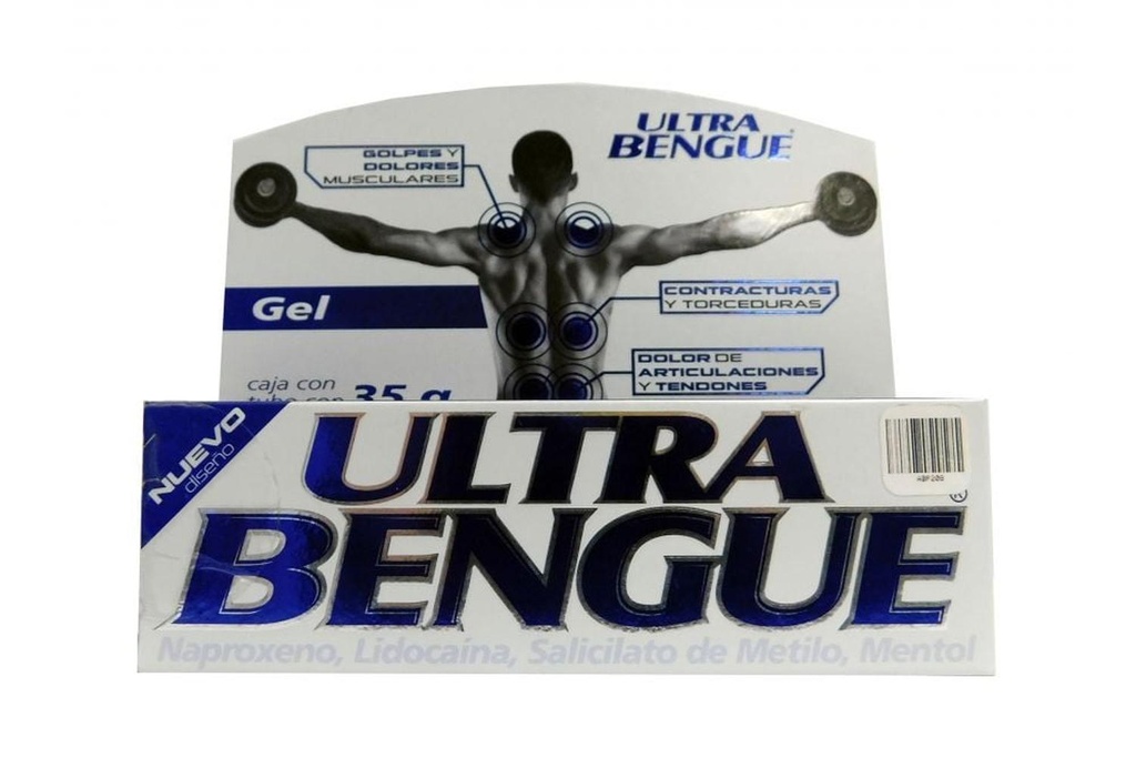 Ultra Bengue Gel Azul Tubo 35 G 