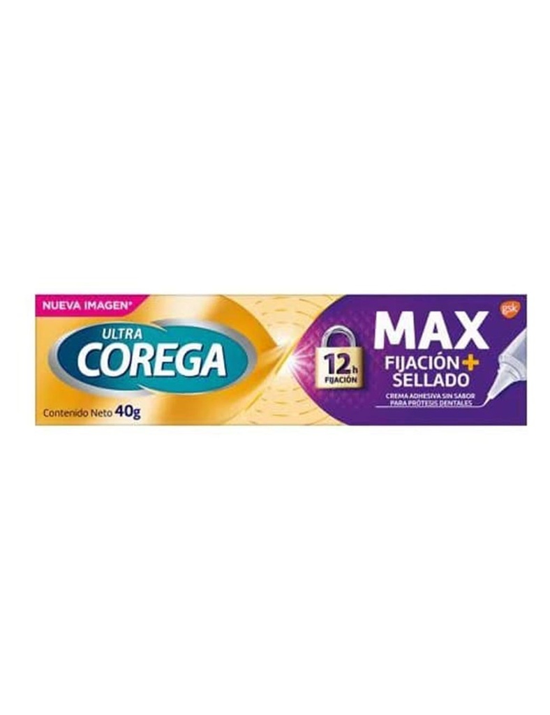 Adhesivo Corega Ultra Max Sellado 40 G 