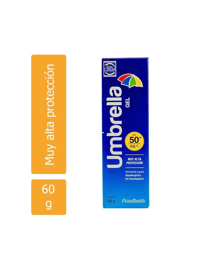 Umbrella Gel Filtro Solar Tubo 60 G 
