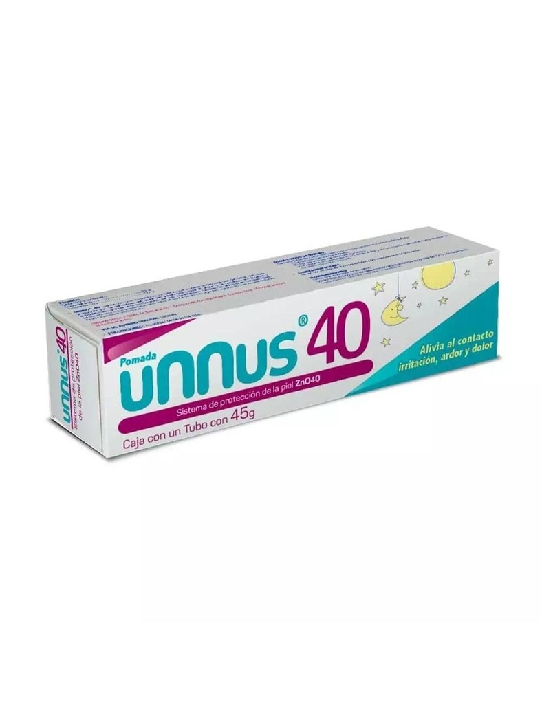 Unnus 40 Pomada Tubo 45 G 