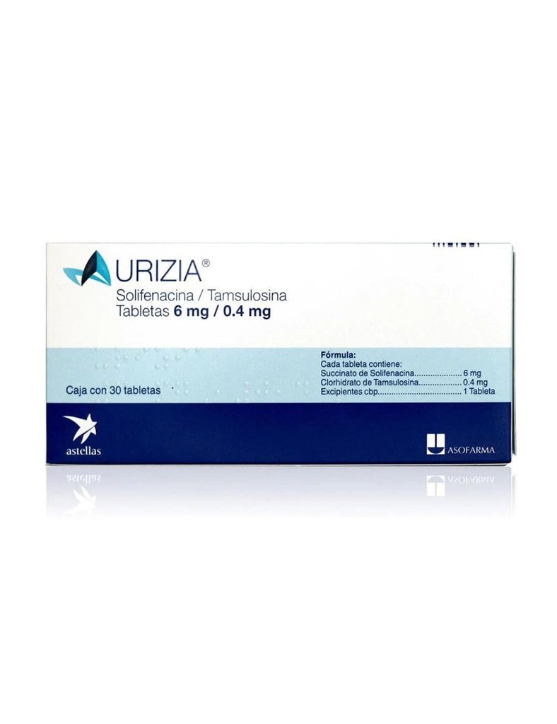 Urizia 6/0.4 Mg 30 Tabletas 