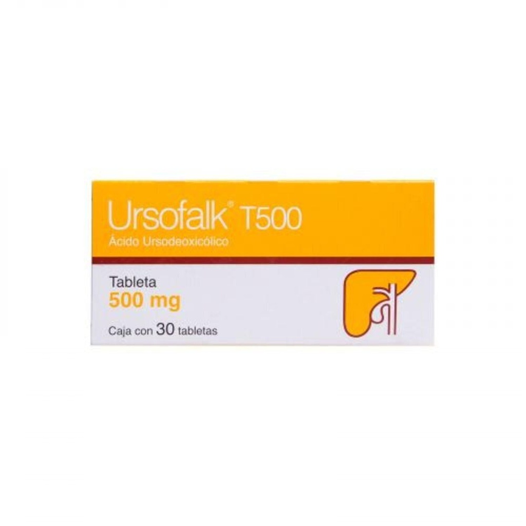 Ursofalk T500 500 Mg 30 Tabletas 