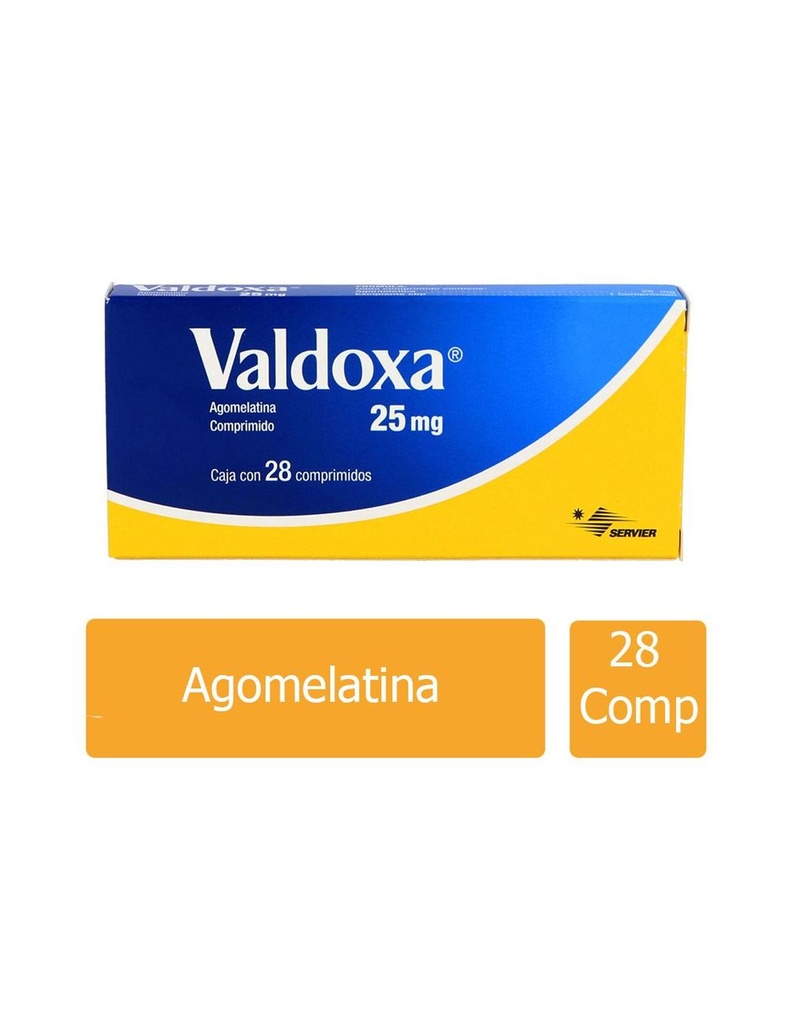 Valdoxa 25 Mg 28 Comprimidos 