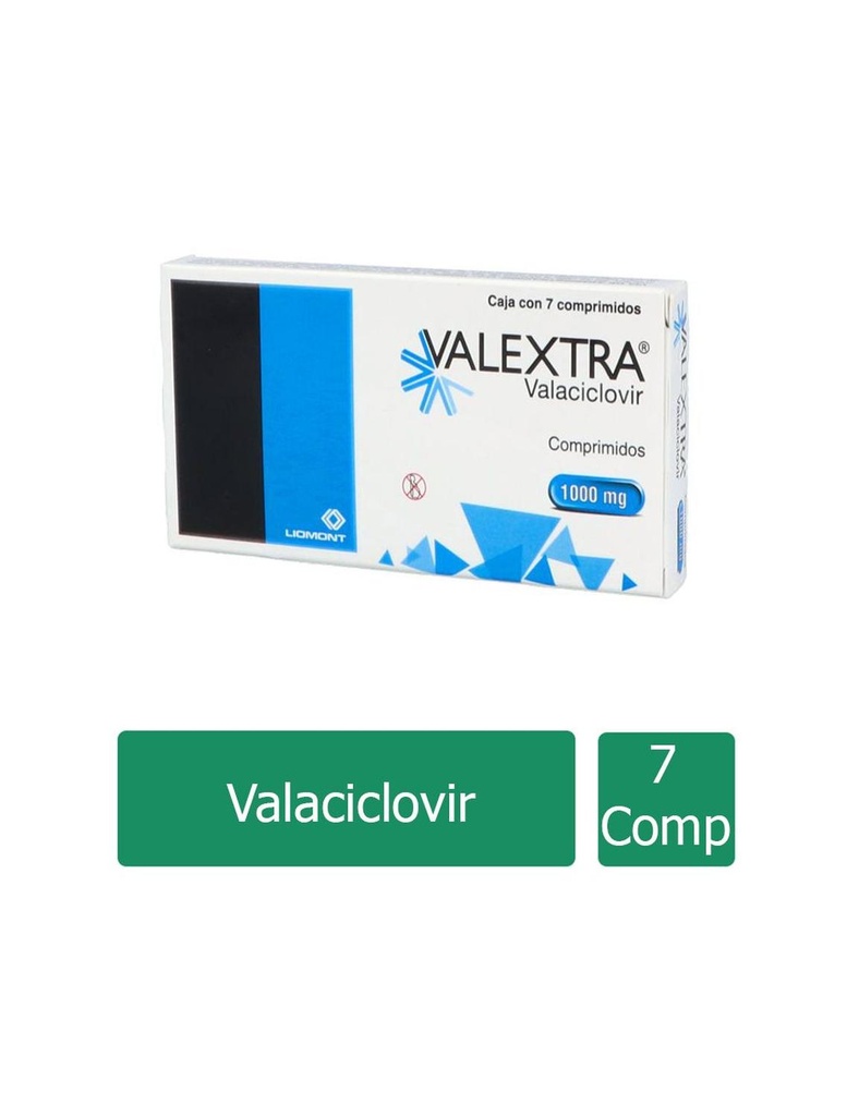 Valextra 1000 Mg 7 Comprimidos 