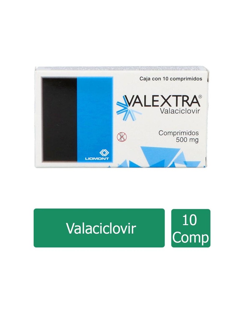Valextra 500 Mg 10 Comprimidos 