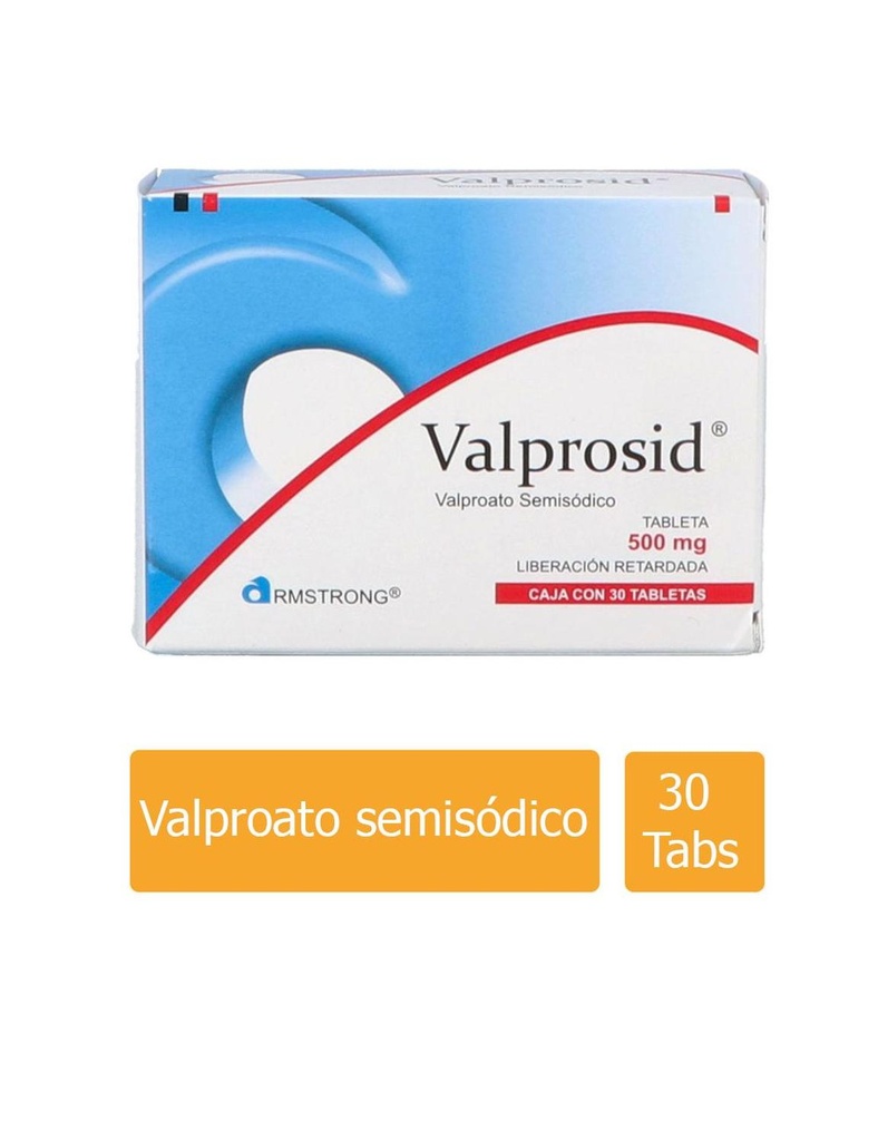 Valprosid 500 Mg 30Tabletas 