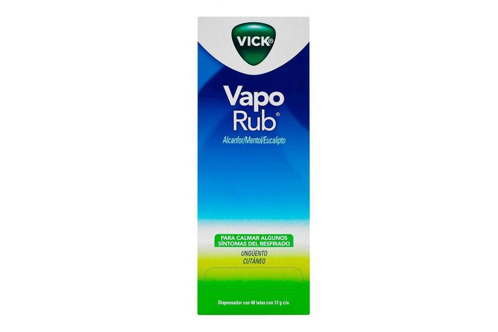 Vick VapoRub Ungüento Latas 40 Piezas de 12 G 