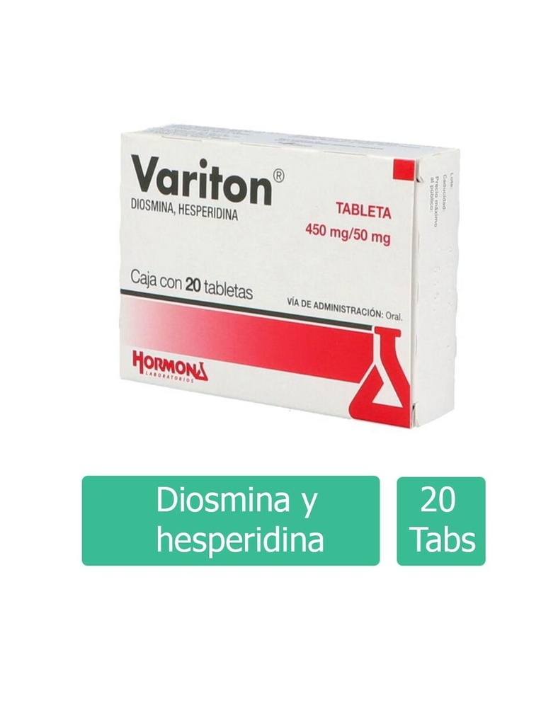 Variton 450/50 Mg 20 Tabletas 