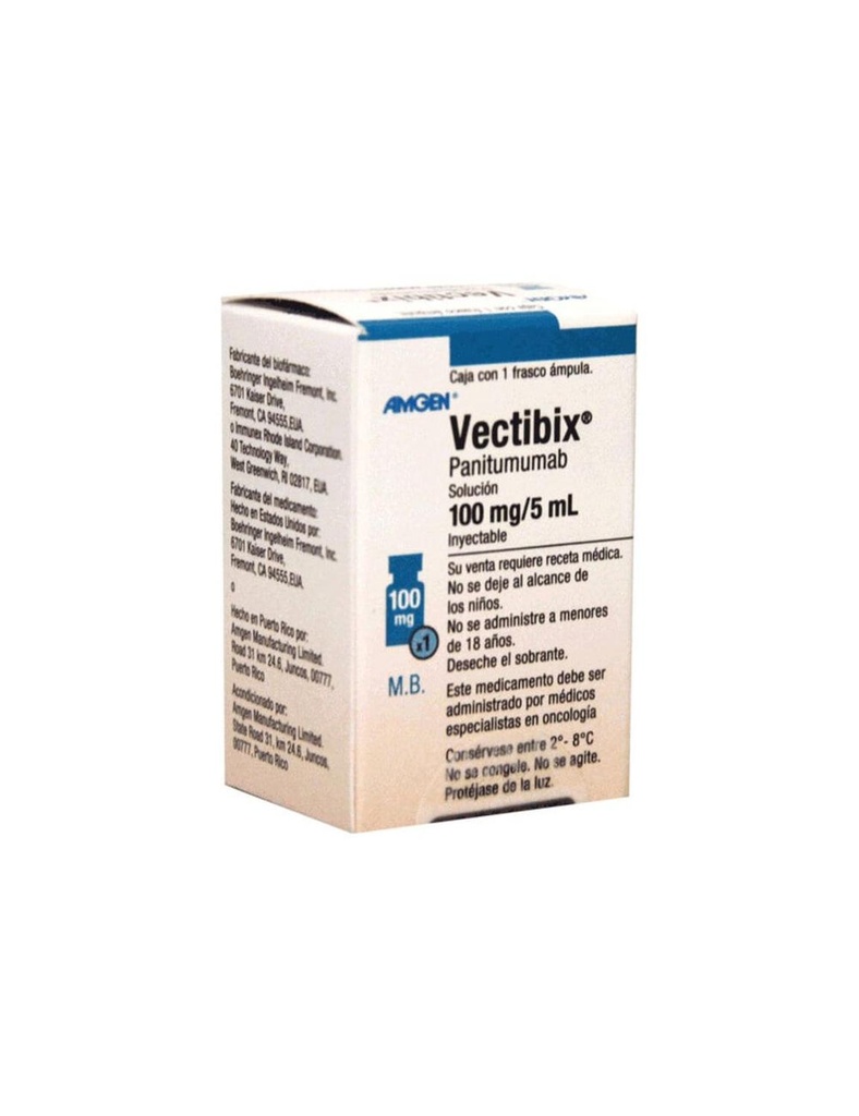 Vectibix Solución Inyectable 100 Mg/5 Ml 