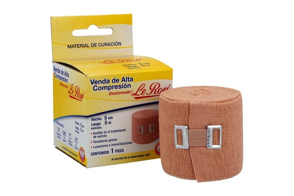 Venda Elastomedic 5 Cm X 5 M 