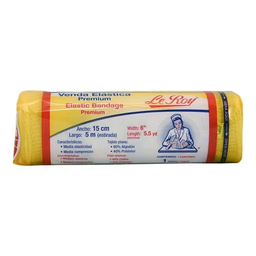 Venda Elástica Le Roy 15 Cm X 5 M 
